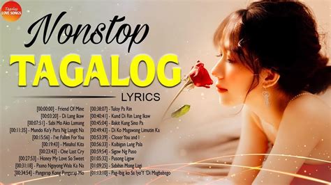 non stop tagalog love song.